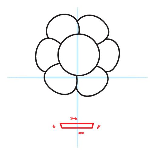 How To Draw A Flower 12 howtodrawaflower-step6