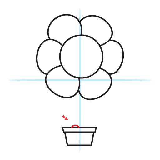 How To Draw A Flower 14 howtodrawaflower-step8