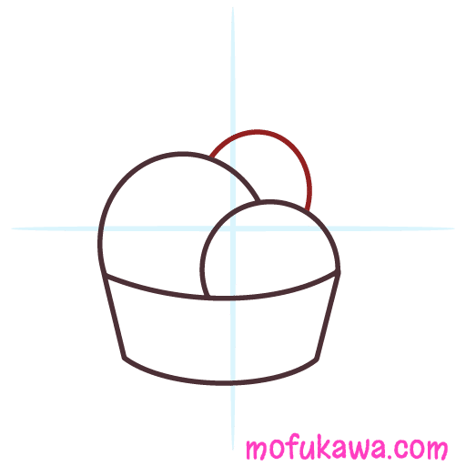 How To Draw A Kawaii Ice Cream Sundae 12 howtodrawakawaii-icecream-step6
