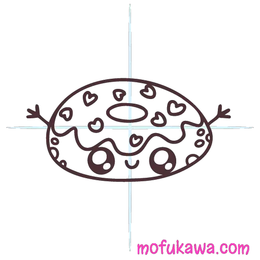 howtodrawakawaiidonut-step7