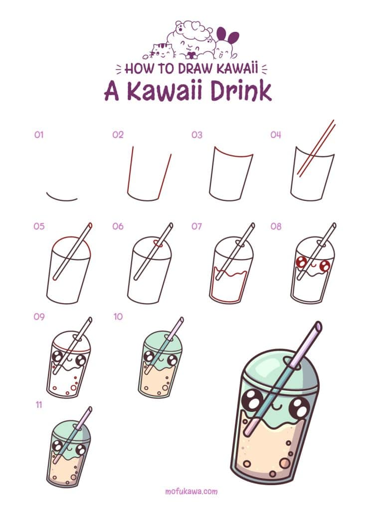 howtodrawakawaiidrink-stepbystep