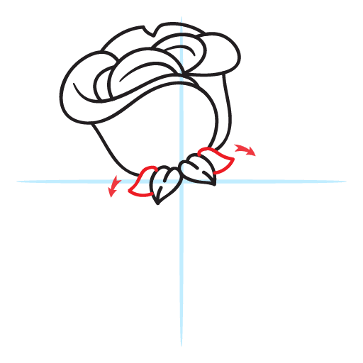How To Draw A Rose - Easy Kawaii Style 18 howtodrawarose-step12