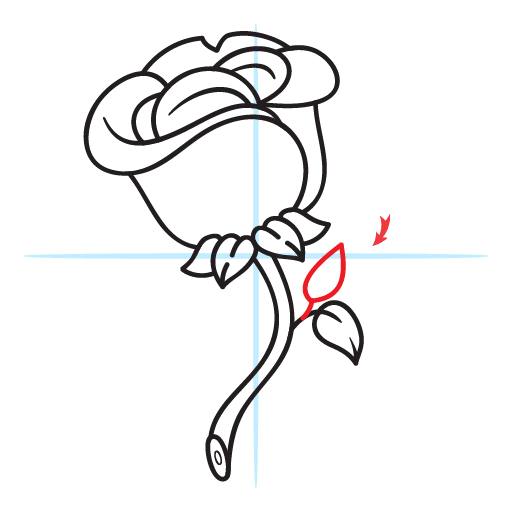 How To Draw A Rose - Easy Kawaii Style 23 howtodrawarose-step17