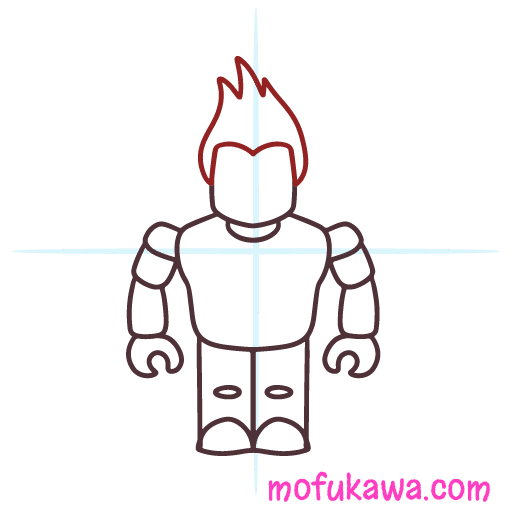 How To Draw Denis Daily From Roblox - Super Easy 13 howtodrawdenisdaily-step7