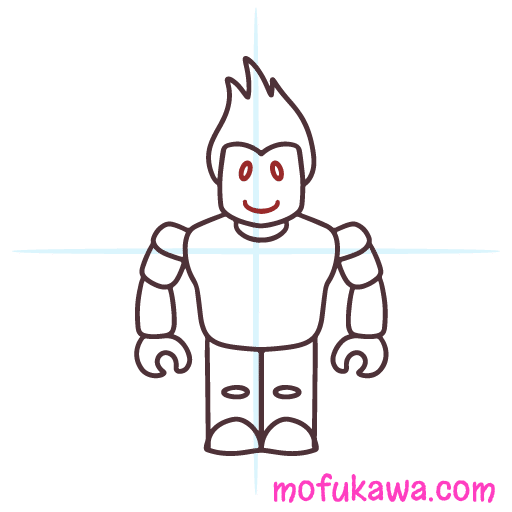 How To Draw Denis Daily From Roblox - Super Easy 14 howtodrawdenisdaily-step8