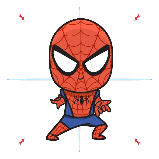 How To Draw Spiderman - Easy Step By Step Lesson 26 howtodrawspiderman-step20