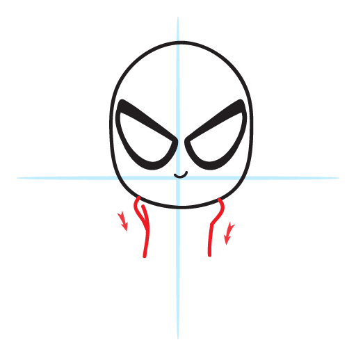 How To Draw Spiderman - Easy Step By Step Lesson 9 howtodrawspiderman-step3