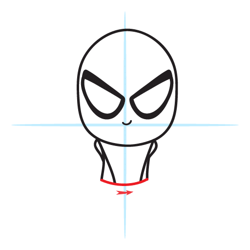 How To Draw Spiderman - Easy Step By Step Lesson 11 howtodrawspiderman-step5