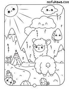 Printable Kawaii Coloring Pages - For Kids And Adults