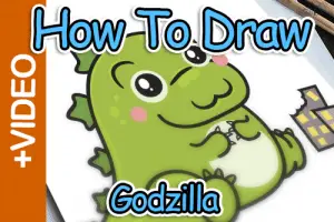 How To Draw Godzilla