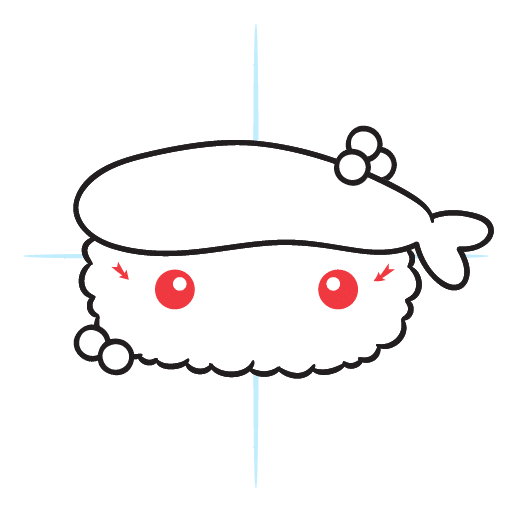How To Draw A Kawaii Sushi 16 howtodraw-a-kawaii-sushi-step10