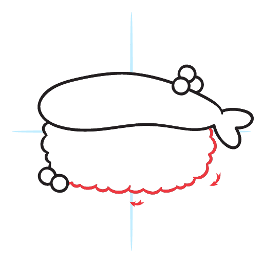 How To Draw A Kawaii Sushi 15 howtodraw-a-kawaii-sushi-step9