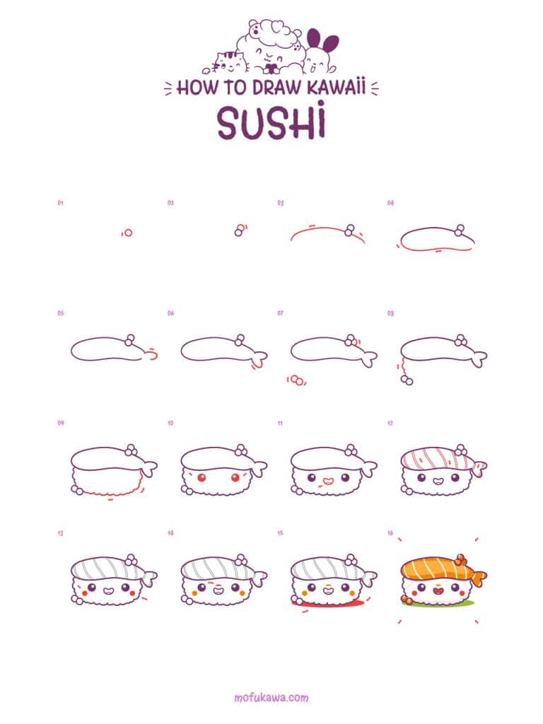 How To Draw A Kawaii Sushi 24 howtodraw-a-kawaii-sushi-stepbystep
