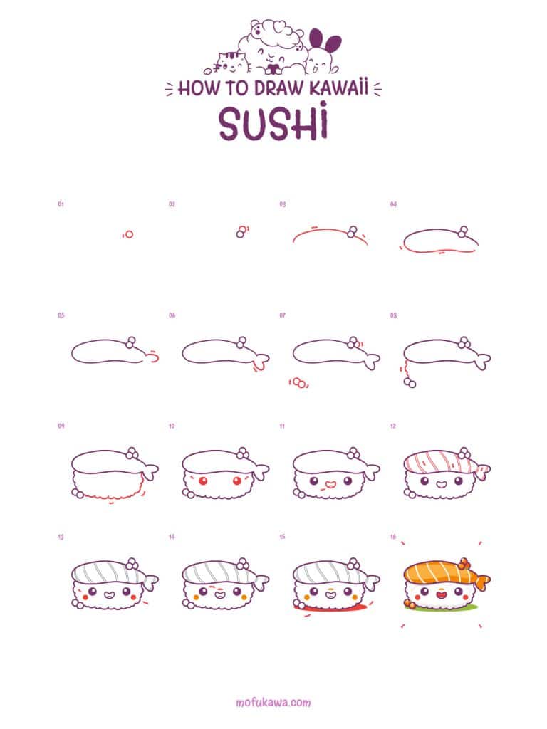 howtodraw-a-kawaii-sushi-stepbystep