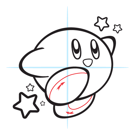 How To Draw Kirby 16 howtodraw-kirby-step10