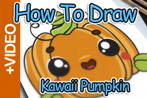 How To Draw A Pumpkin