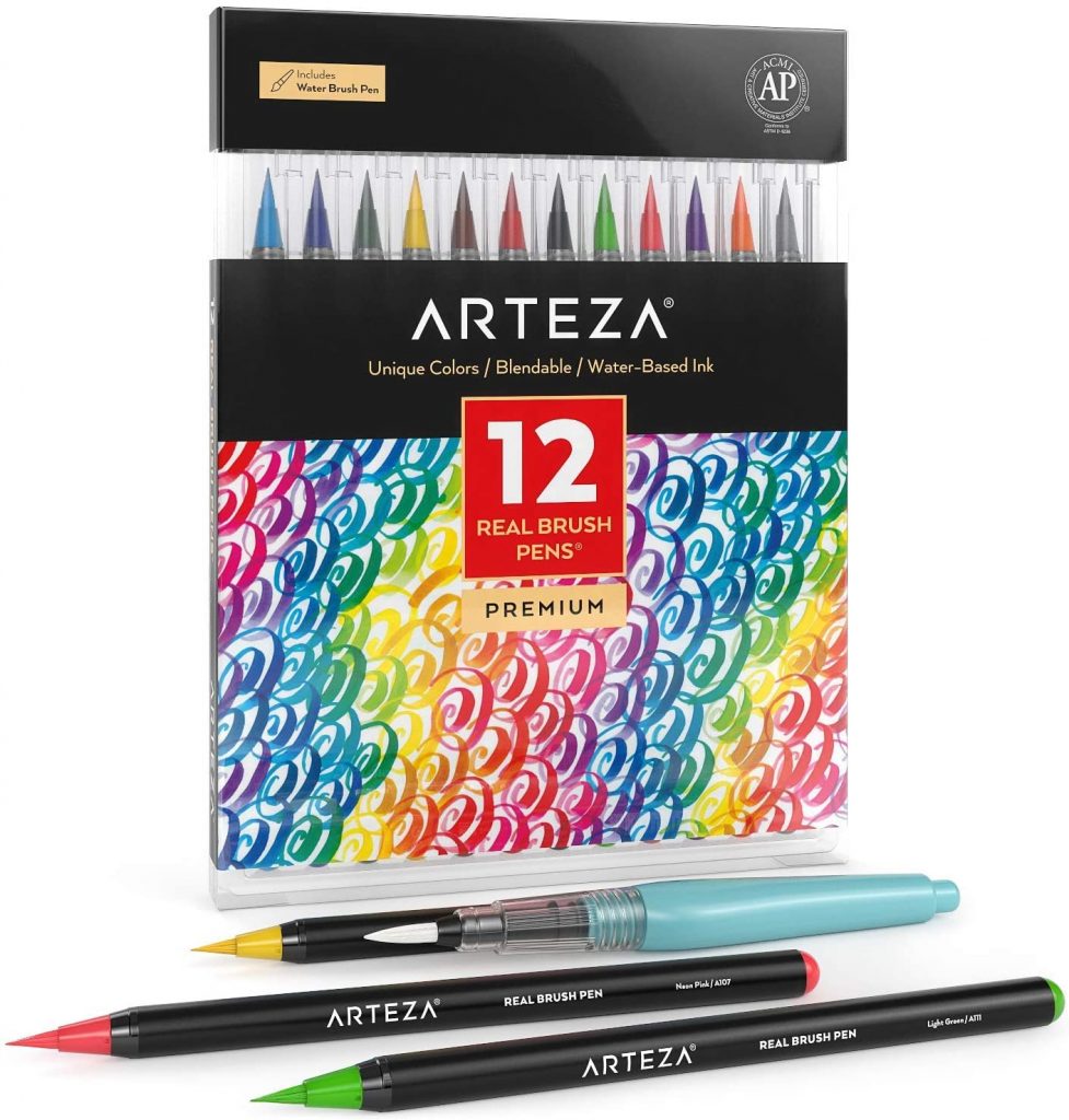 Arteza Real Brush Pens