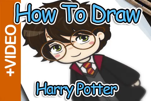 How To Draw Harry Potter - Kawaii - Easy Step By Step Guide