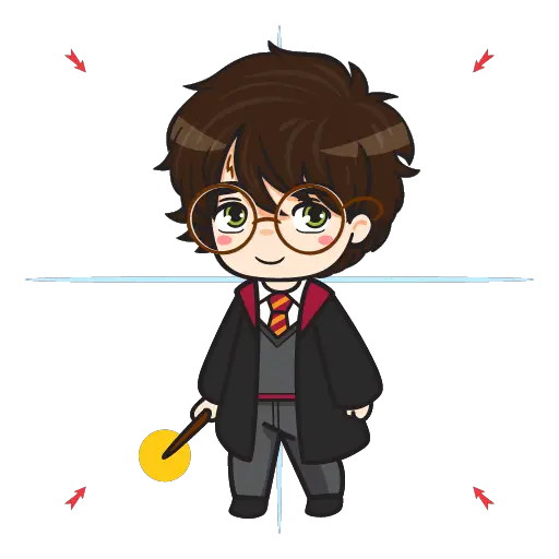 How To Draw Harry Potter 30 howtodraw-harry-potter-step24