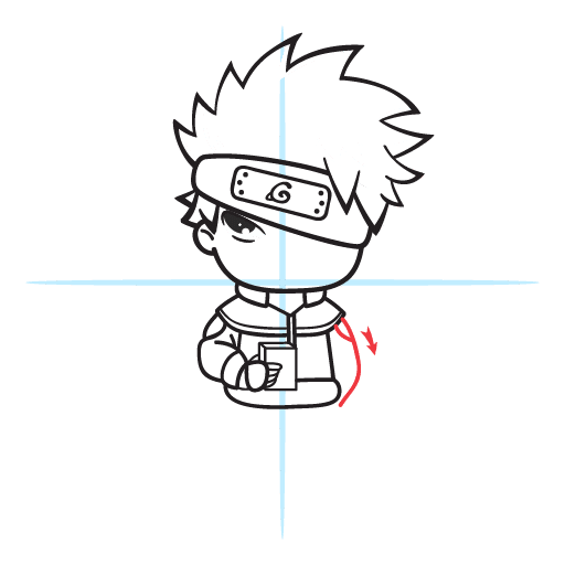 How To Draw Kakashi 23 howtodraw-kakashi-step17