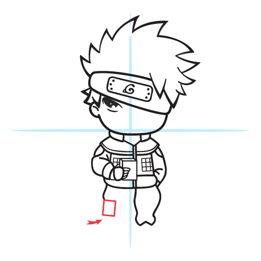 How To Draw Kakashi 28 howtodraw-kakashi-step22