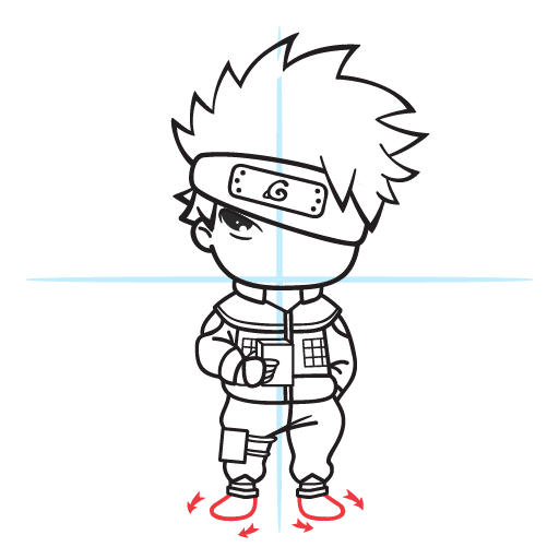 How To Draw Kakashi 34 howtodraw-kakashi-step28