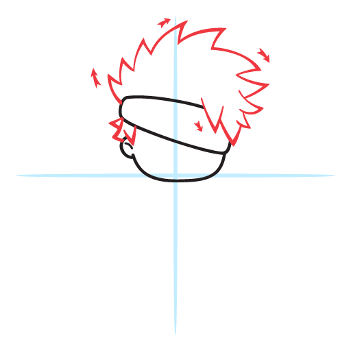 How To Draw Kakashi 9 howtodraw-kakashi-step3