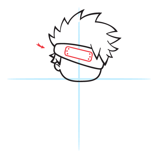 How To Draw Kakashi 10 howtodraw-kakashi-step4