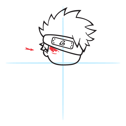 How To Draw Kakashi 12 howtodraw-kakashi-step6