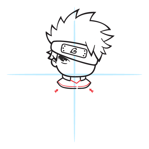 How To Draw Kakashi 15 howtodraw-kakashi-step9