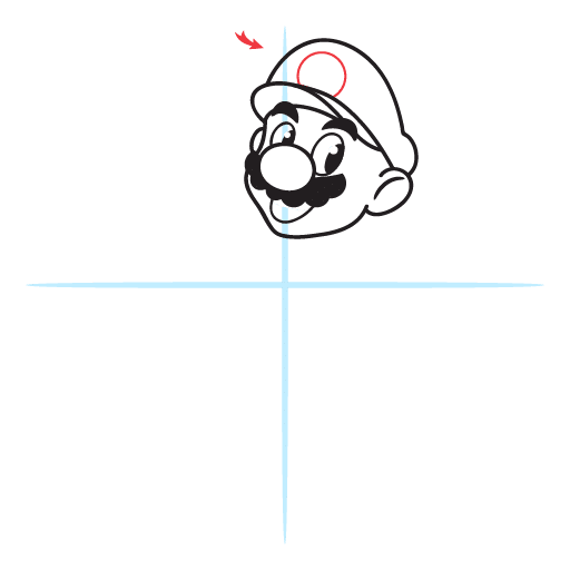 How To Draw Super Mario 17 howtodraw-super-mario-step11