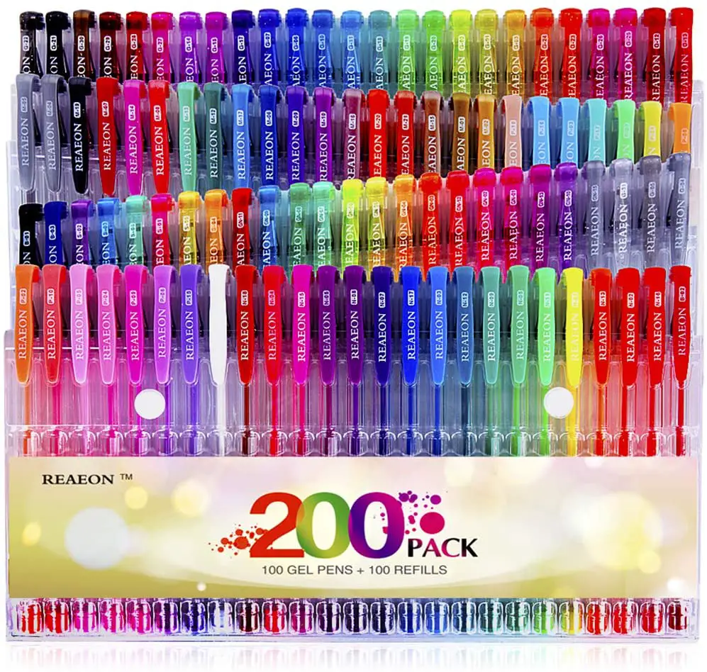 The 12 Best Glitter Gel Pens In 2023 9 Reaeon Glitter Gel Pen Set