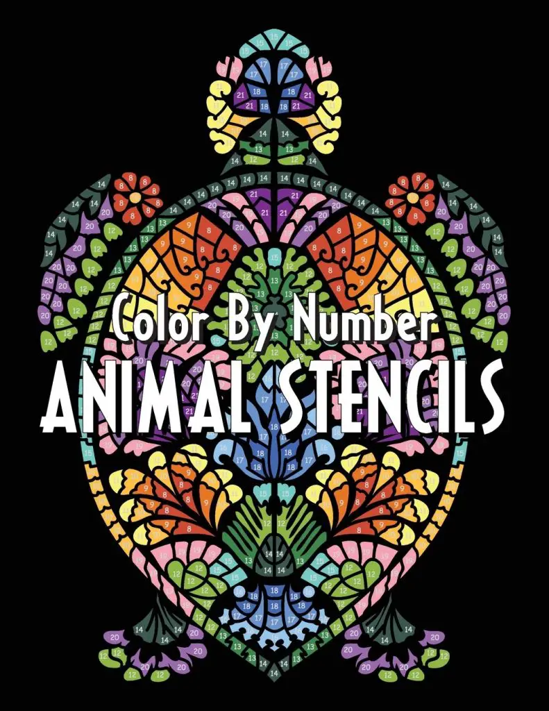 Sunlife Drawing Color By Number Animal Stencils