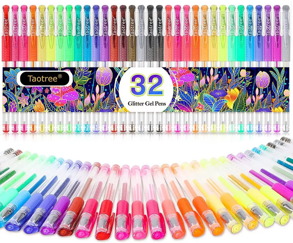 The 12 Best Glitter Gel Pens In 2023 7 Taotree Glitter Gel Pens