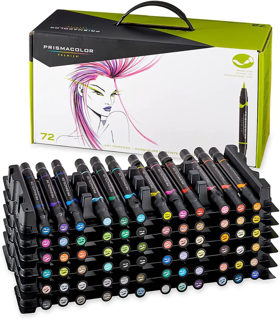 Prismacolor Premier Double-Ended Art Markers – Fine and Brush Tip