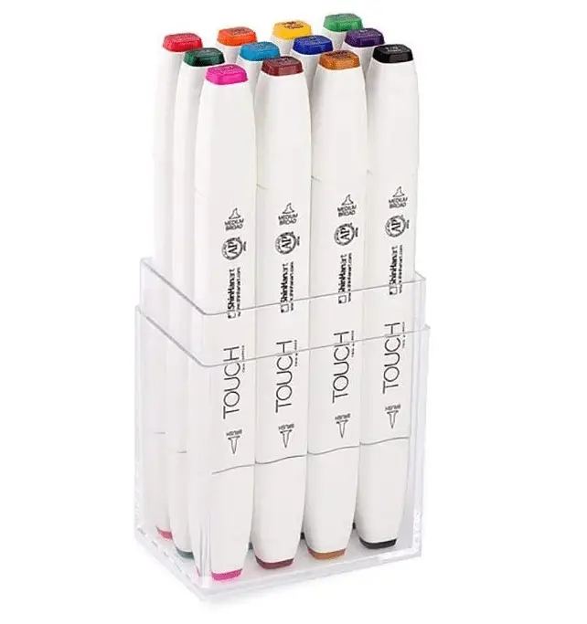 The 12 Best Copic Marker Alternatives 24 ShinHan Touch Twin Brush Marker