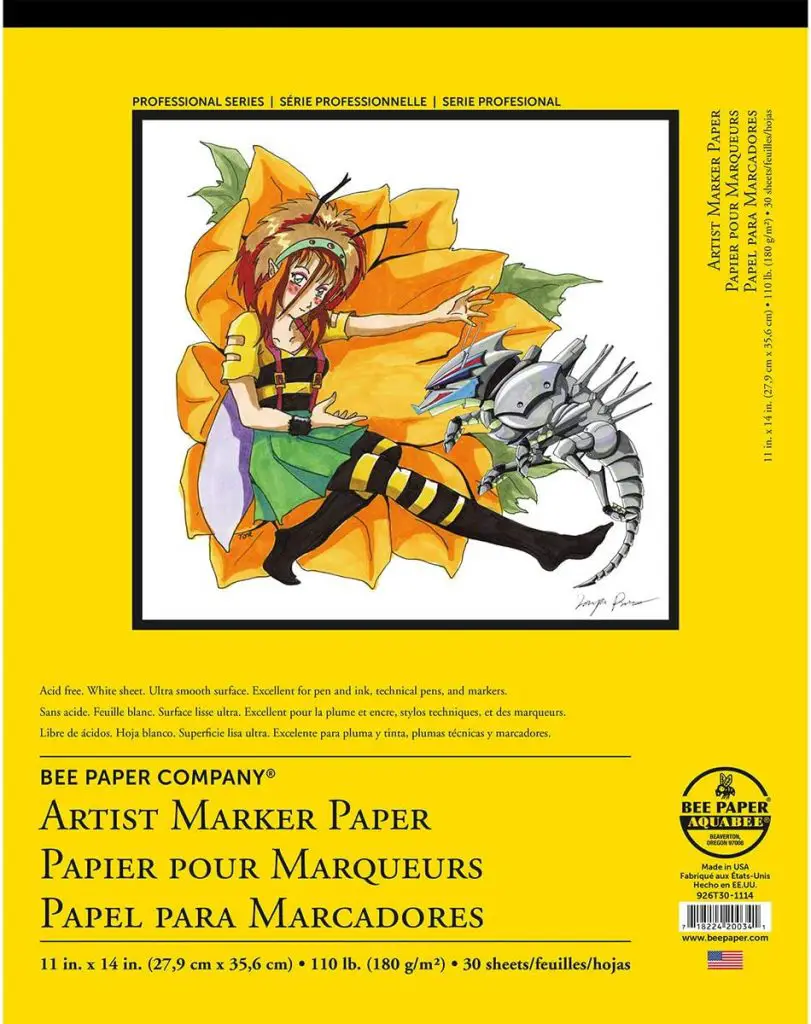 Bee Paper Artist Marker Paper