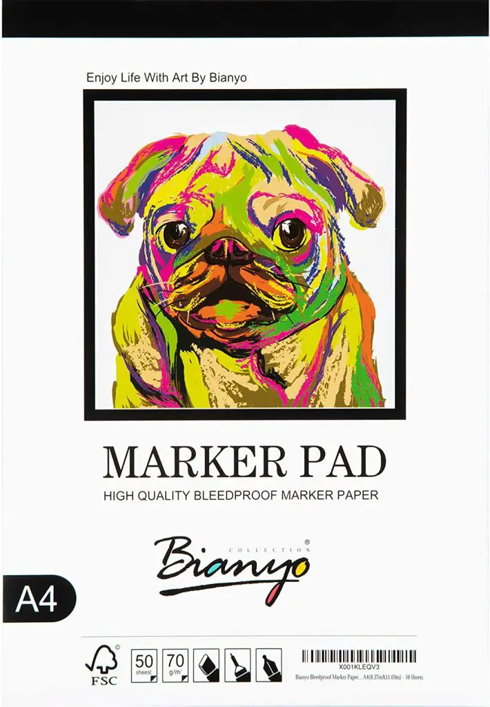The Best Paper for Copic Markers In 2022 22 Bianyo Bleedproof Marker Paper Pad