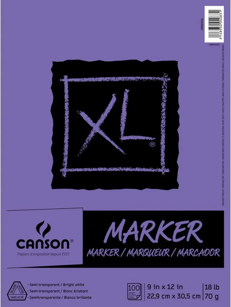 The Best Paper for Copic Markers In 2022 4 Canson XL Series Marker Pad