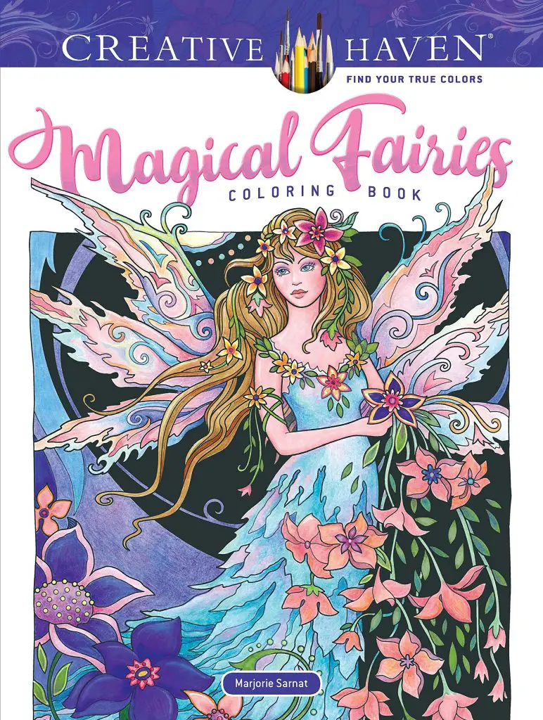 Best Fantasy Coloring Books for Adults In 2022 8 Creative Haven Magical Fairies Coloring Book by Marjorie Sarnat