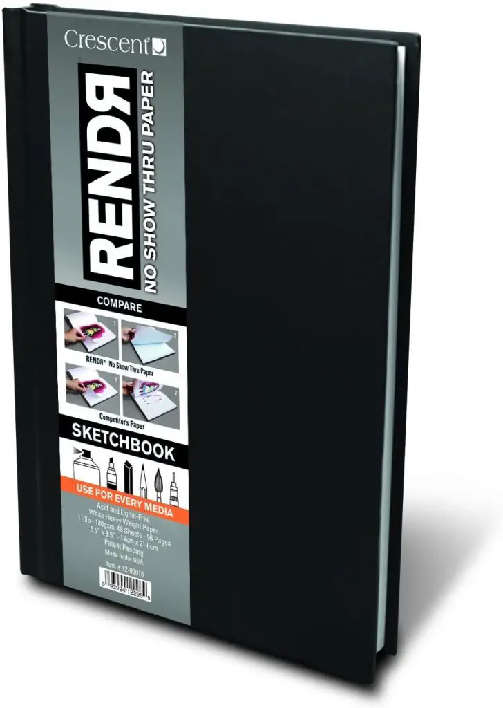 The Best Paper for Copic Markers In 2022 8 Crescent Creative RENDR Hardbound Sketchbook