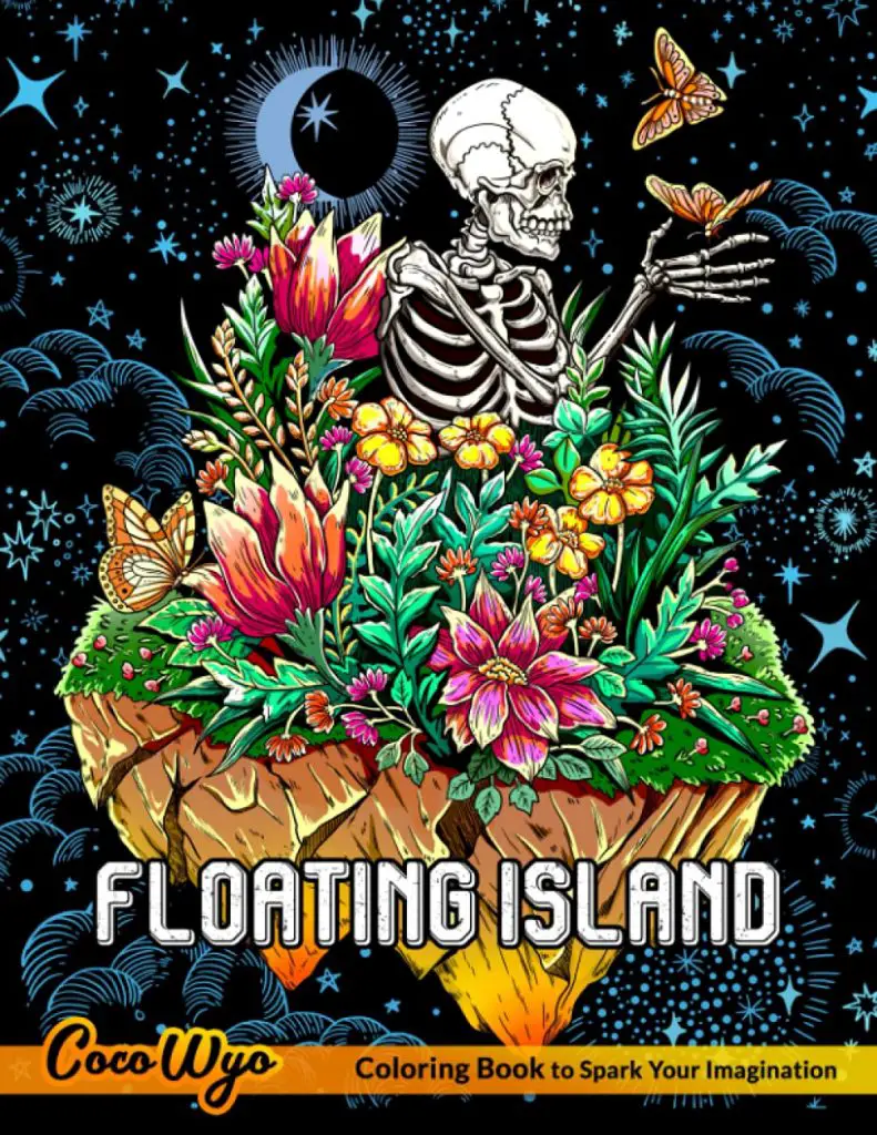 Floating Island Coloring Book by Coco Wyo