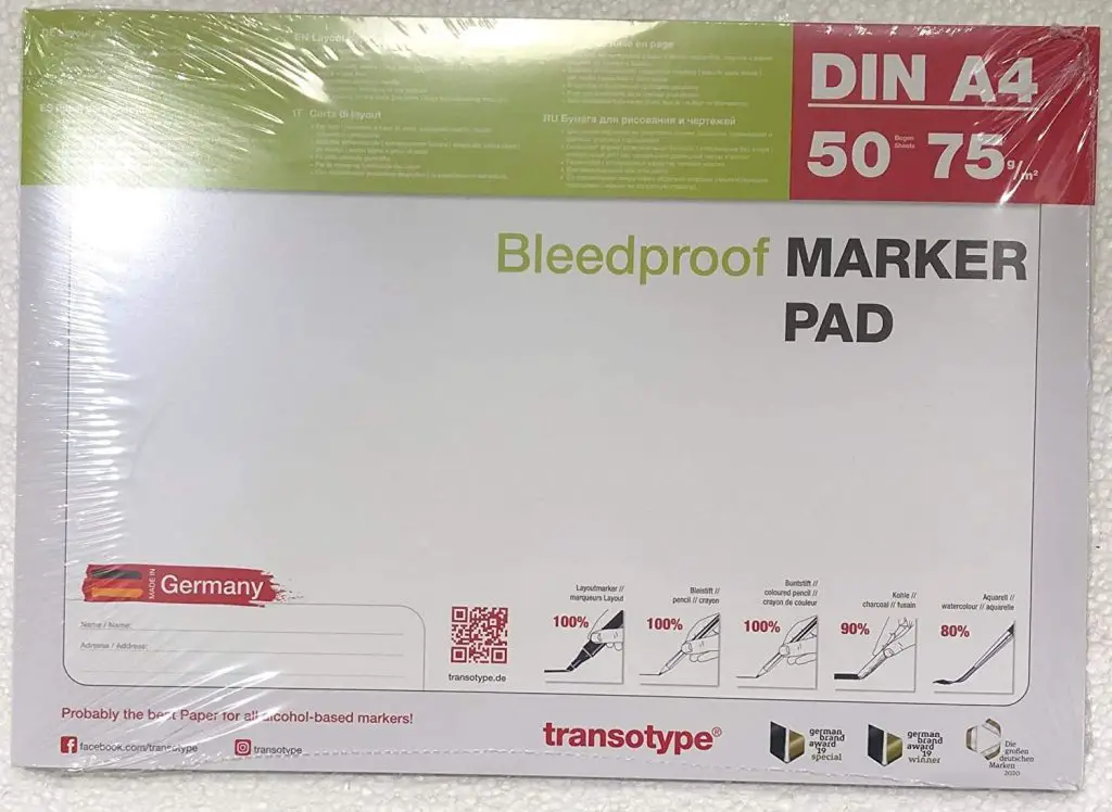 Transotype Bleed Proof Alcohol Marker Pad