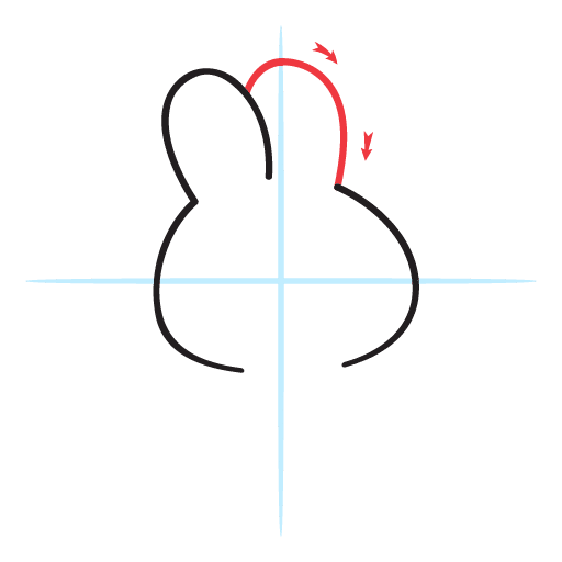 How To Draw A Kawaii, Cute Bunny 9 howtodraw-a-kawaii-bunny-step3