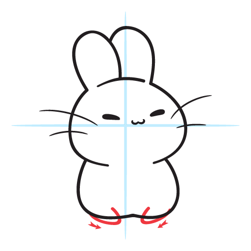 How To Draw A Kawaii, Cute Bunny 14 howtodraw-a-kawaii-bunny-step8