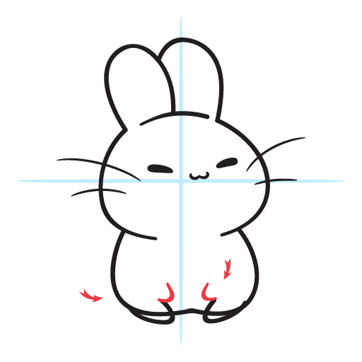 How To Draw A Kawaii, Cute Bunny 15 howtodraw-a-kawaii-bunny-step9