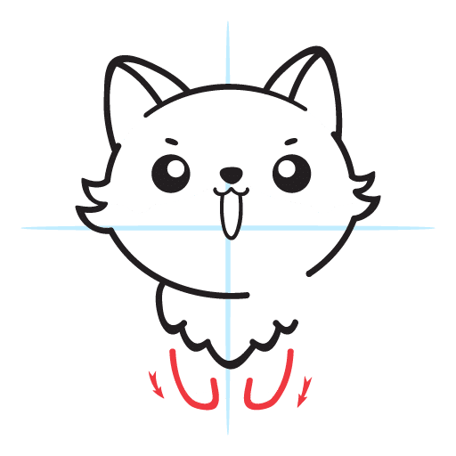 How To Draw A Cute Fox 16 howtodraw-a-kawaii-fox-step10
