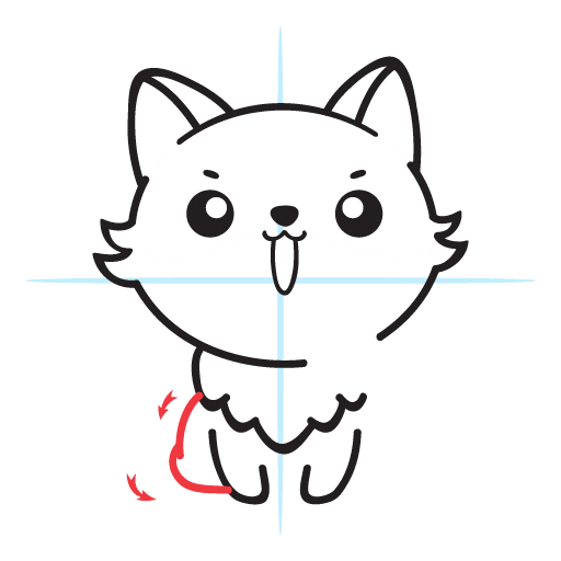 How To Draw A Cute Fox 17 howtodraw-a-kawaii-fox-step11