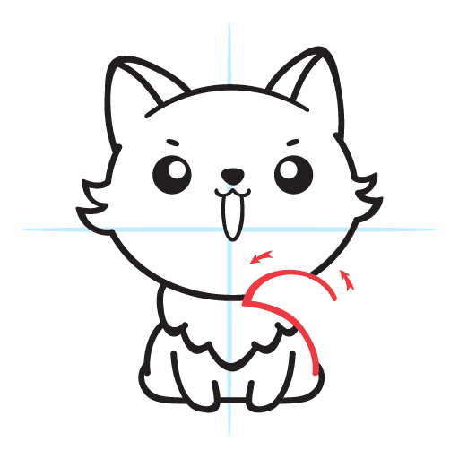 How To Draw A Cute Fox 19 howtodraw-a-kawaii-fox-step13