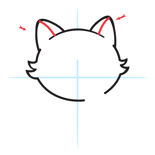 How To Draw A Cute Fox 11 howtodraw-a-kawaii-fox-step5